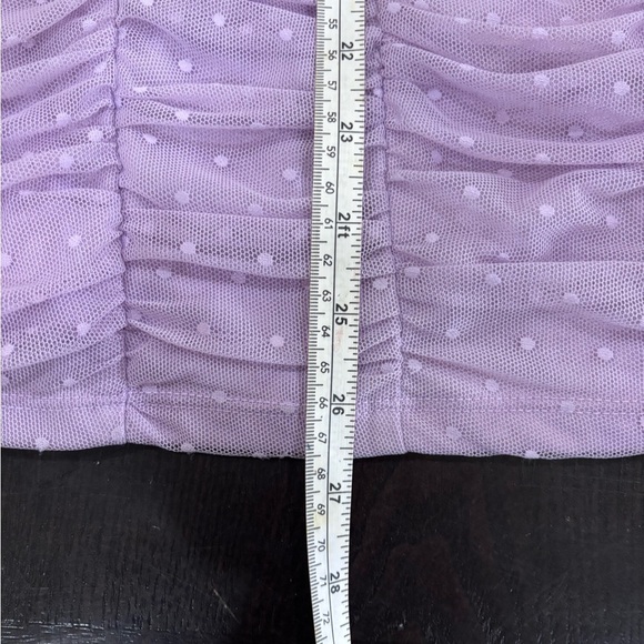 Allison & Kelly Light Purple & White Polka Dot Semi-Formal Dress Size XL - Picture 8 of 8